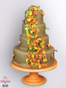 Classic Martha Autumn Orange Cake Stand