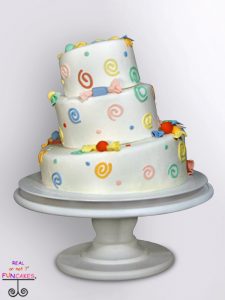 Classic Martha Round Cream Cake Stand