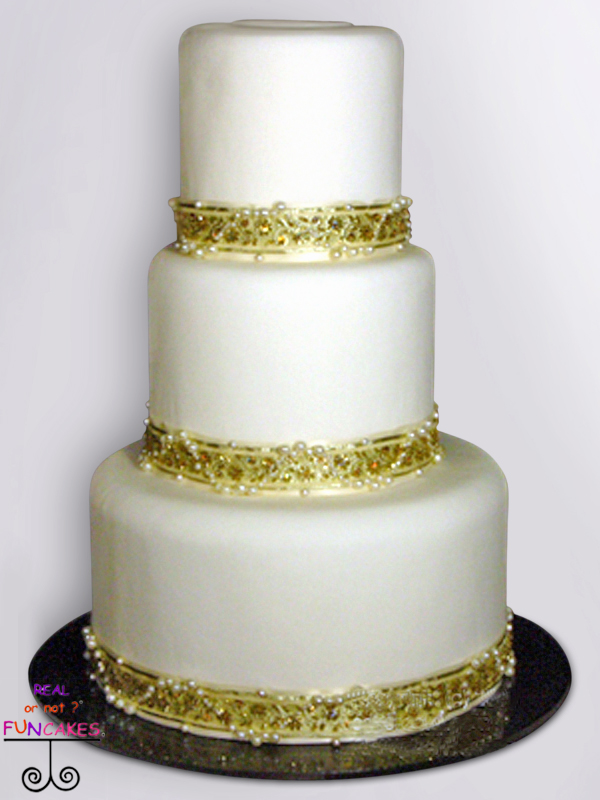 Gold Pearls • FunCakes Rental Cakes