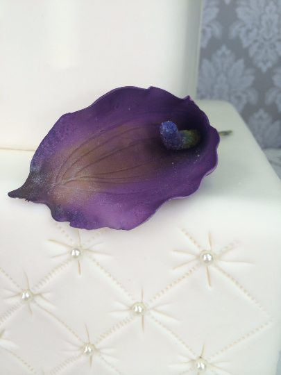 Sugar Flower Purple Calla Lily