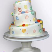 Classic Martha Round Cream Cake Stand