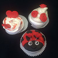 Lovebug Cupcakes
